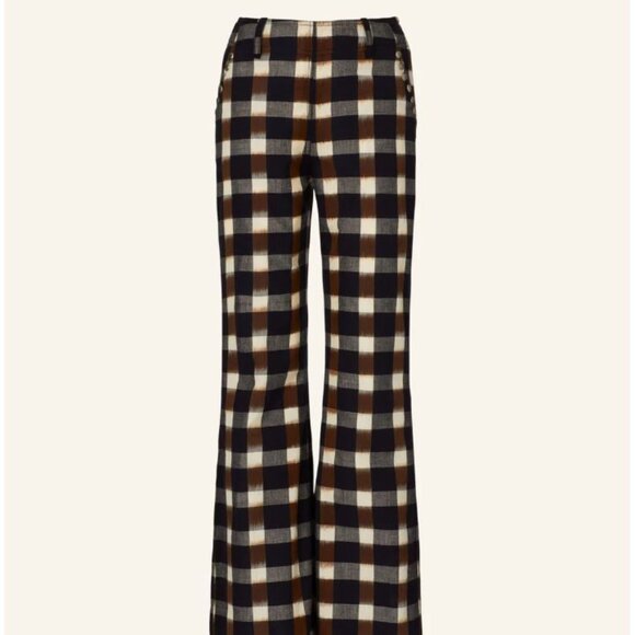Alix of Bohemia Charlie Plaid Princess Pant, XS, Navy - Picture 1 of 4